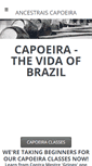 Mobile Screenshot of capoeira-aca.com